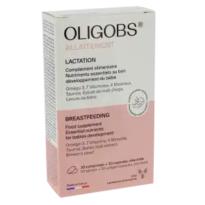 Oligobs Allaitement Comprimés + Caps B/30+30 à CERNAY