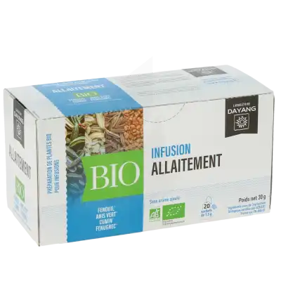 Dayang Allaitement BIO 20 infusettes