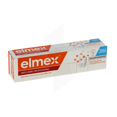 Elmex Anti-caries Professional Dentifrice T/75ml à SAINT-MEDARD-EN-JALLES