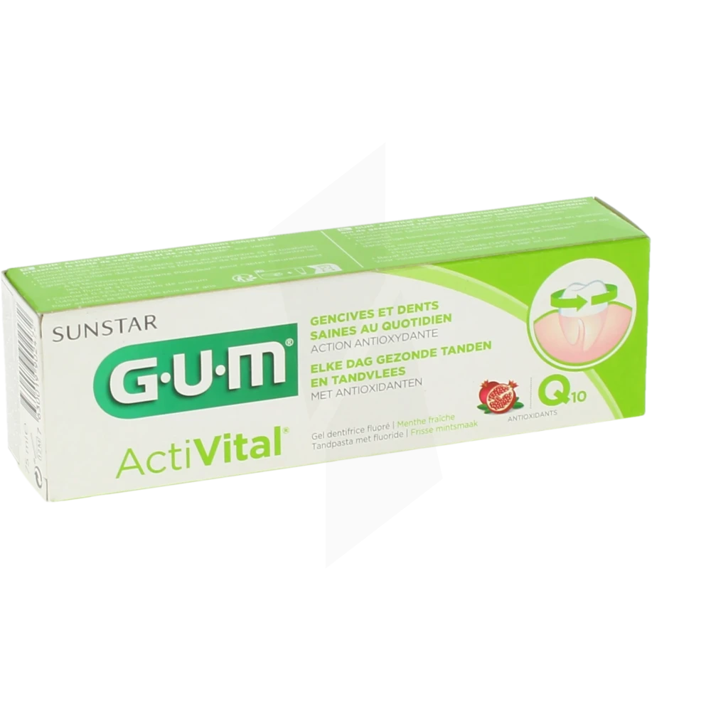 Gum Activital Gel Dentifrice Prévention T/75ml