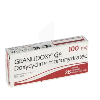 Granudoxy 100 Mg, Comprimé Pelliculé Sécable à Blere