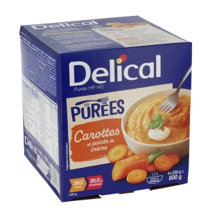 Delical Puree Hp Hc Nutrim Carotte Cr 4/200g