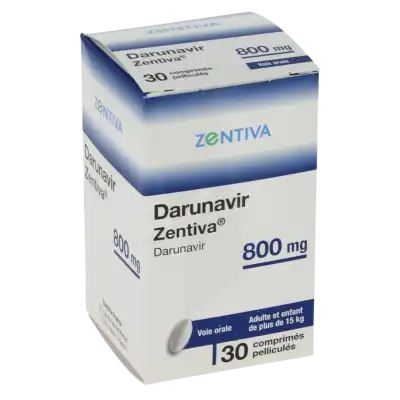 Darunavir Zentiva 800 Mg, Comprimé Pelliculé à Bordeaux