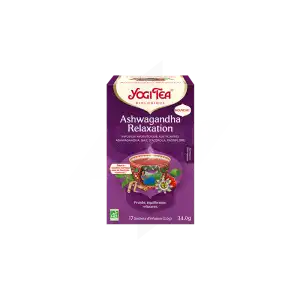 Acheter Yogi Tea Tisane Ashwagandha Relaxation Bio 17 Sachets à Gourbeyre