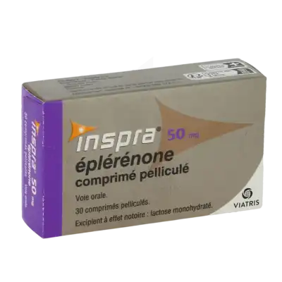 INSPRA 50 mg, comprimé pelliculé