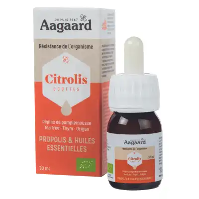 Aagaard Citrolis Solution Buvable Bio Fl Compte-gouttes/30ml à Nogaro