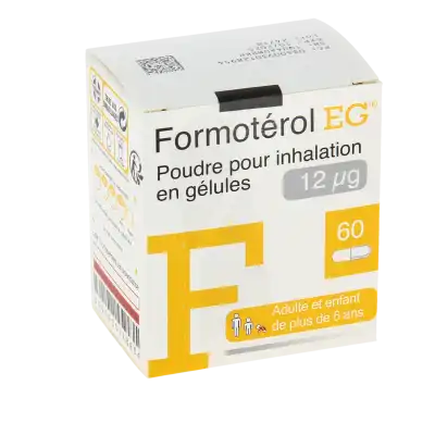 Formoterol Eg 12 Microgrammes, Poudre Pour Inhalation En Gélule à CHAMPAGNOLE