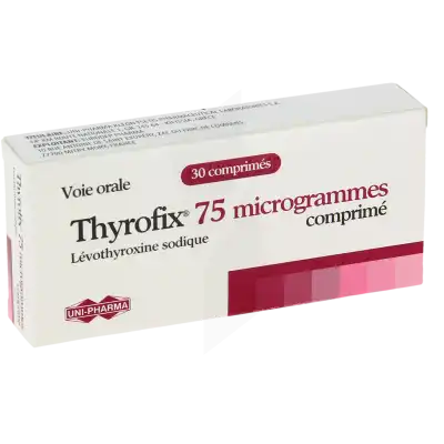 Thyrofix 75 Microgrammes, Comprimé à Paris