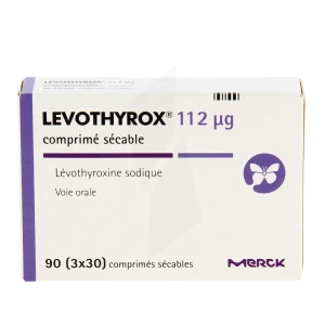 Levothyrox 112 Microgrammes, Comprimé Sécable