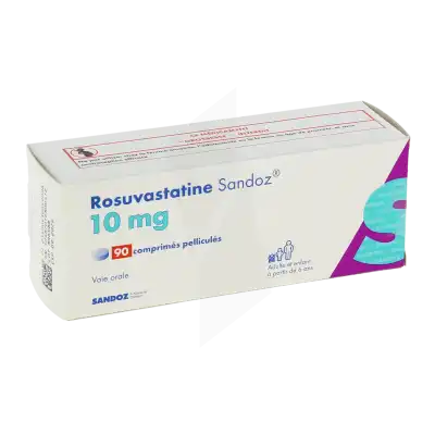 Rosuvastatine Sandoz 10 Mg, Comprimé Pelliculé à GRENOBLE