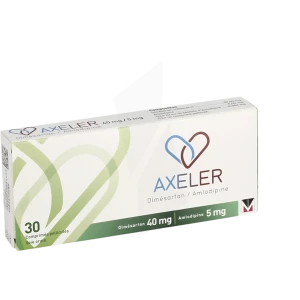 Axeler 40 Mg/5 Mg, Comprimé Pelliculé