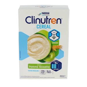 Clinutren Cereal Nutriment Pomme Noisette B/450g