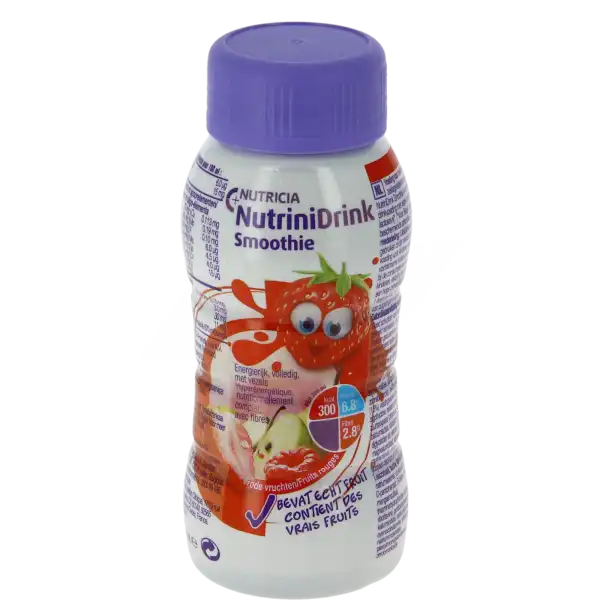 Nutrinidrink Smoothie Nutriment Fruits D'été Bouteille/200ml