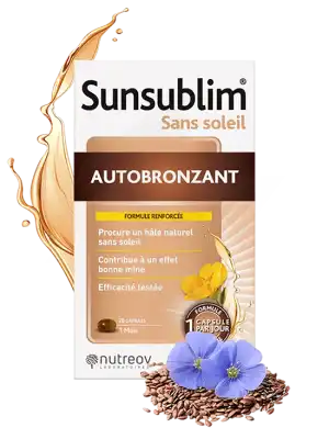 Nutreov Sunsublim Caps Autobronzant Ultra B/28 à HYÈRES