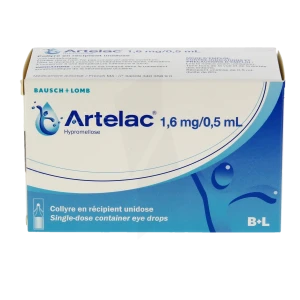 Artelac 1,6 Mg/0,5 Ml, Collyre En Récipient Unidose