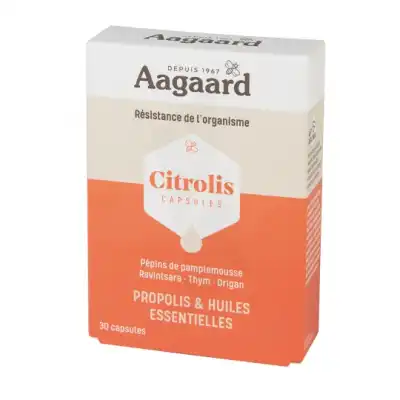 Aagaard Citrolis Capsules B/30 à PODENSAC