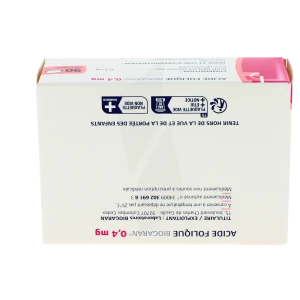 Acide Folique Biogaran 0,4 Mg, Comprimé
