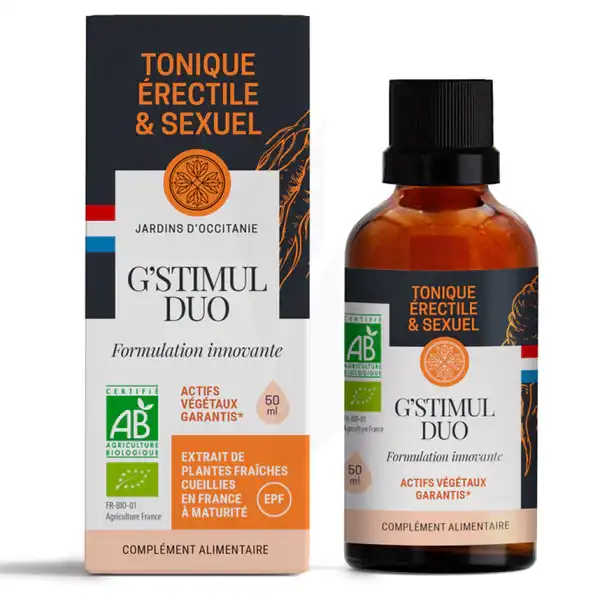 Jardins D'occitanie G'stimul Duo Bio Tonique érectile & Sexuel 50ml