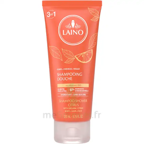 Laino Shampooing Douche 3 En 1 Agrumes T/100ml