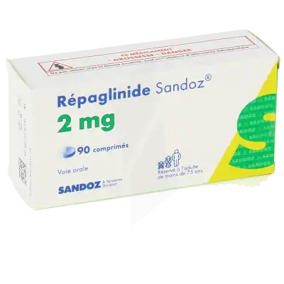 Repaglinide Sandoz 2 Mg, Comprimé à Clermont-Ferrand