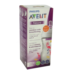 Avent Natural 2.0 Biberon Flamant 260ml