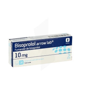 Bisoprolol Arrow Lab 10 Mg, Comprimé Pelliculé Sécable