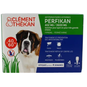 Perfikan 402 Mg/3600 Mg Solution Pour Spot-on Pour Tres Grands Chiens, Solution Pour Spot-on