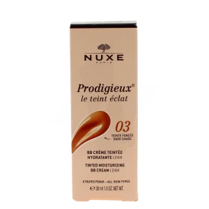 Nuxe Prodigieuse Le Teint Eclat Crème Bb Hydratante 24h Foncée Tube De 30 Ml
