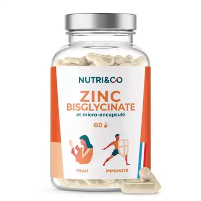 Nutri&co Zinc Bisglycinate Gélules B/60 à PINS-JUSTARET