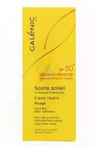 Soins Soleil Galenic Creme Legere Spf50+ 40ml