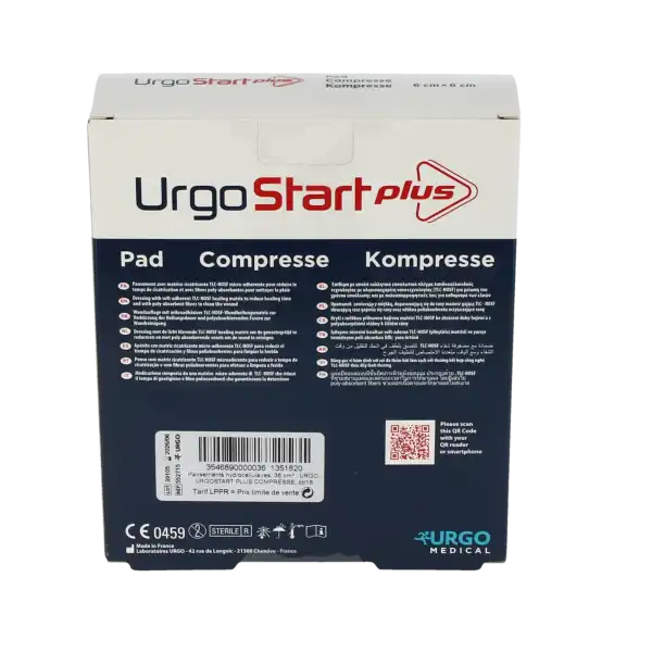 Urgostart Plus Compresse Pans Hydrocellulaire AdhÉsif 6x6cm B/16