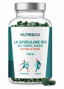 Nutri&co Spiruline Bio 120cp