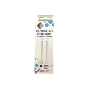 Estipharm Coton-tige Silicone Réutilisable