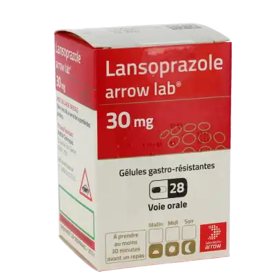 Lansoprazole Arrow Lab 30 Mg, Gélule Gastro-résistante à Casteljaloux