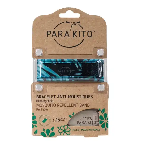 Parakito Jungle-tropical Bracelet Répulsif Anti-moustique Dark Explorer B/2