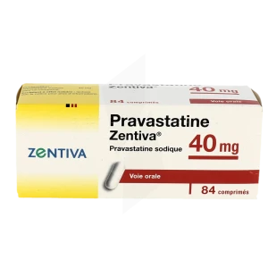 Pravastatine Zentiva 40 Mg, Comprimé