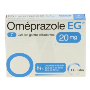 Omeprazole Eg 20 Mg, Gélule Gastro-résistante