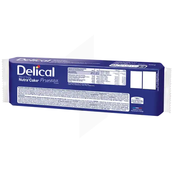 Delical Nutra'cake Biscuit Pruneau Carton/50