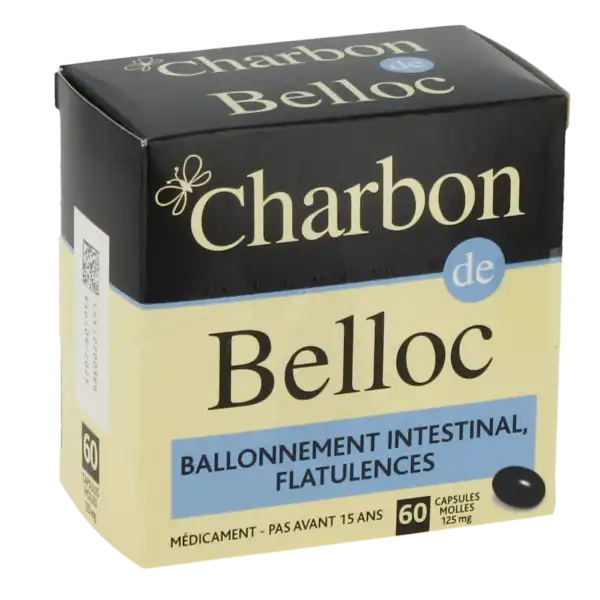 Charbon De Belloc 125 Mg Caps Molle B/60