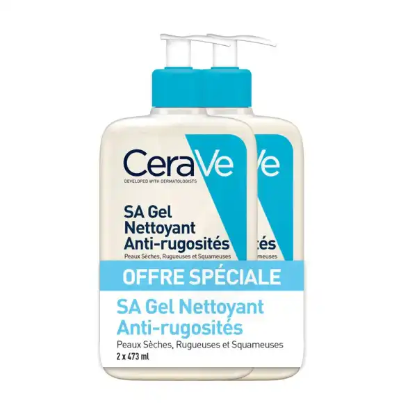 Cerave Sa Gel Nett A/rugos 473mlx2