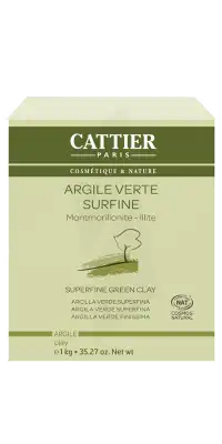 Cattier Argile Verte Surfine 1kg à Bordeaux