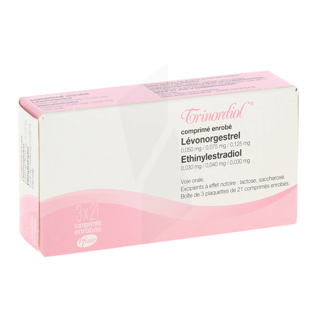 meSoigner - Trinordiol, Comprimé Enrobé (LÉVONORGESTREL)