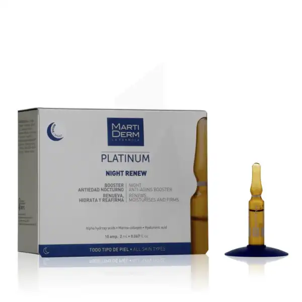 Martiderm Platinum Night Renew 10 Ampoules