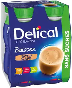Delical Boiss S S Hphc Nutrim Café 4 Bouteilles De 200 Ml à Ottmarsheim