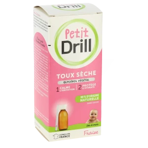 Petit Drill Sirop Nourrisson Fraise Fl/125ml+pipette
