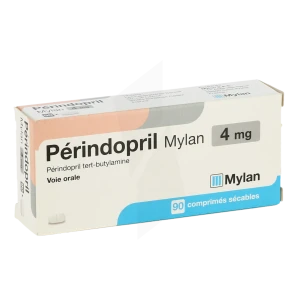 Perindopril Mylan 4 Mg, Comprimé Sécable