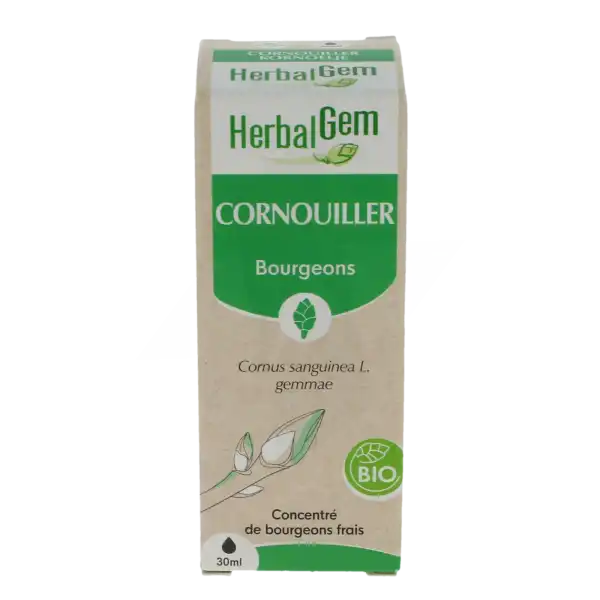 Herbalgem Cornouiller Macérat Bio Fl Cpte-gttes/30ml