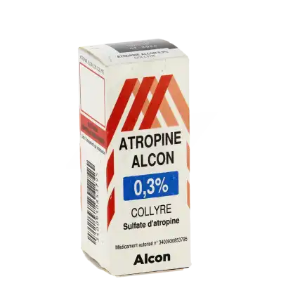 Atropine Alcon 0,3 Pour Cent, Collyre à Saint Leu La Forêt