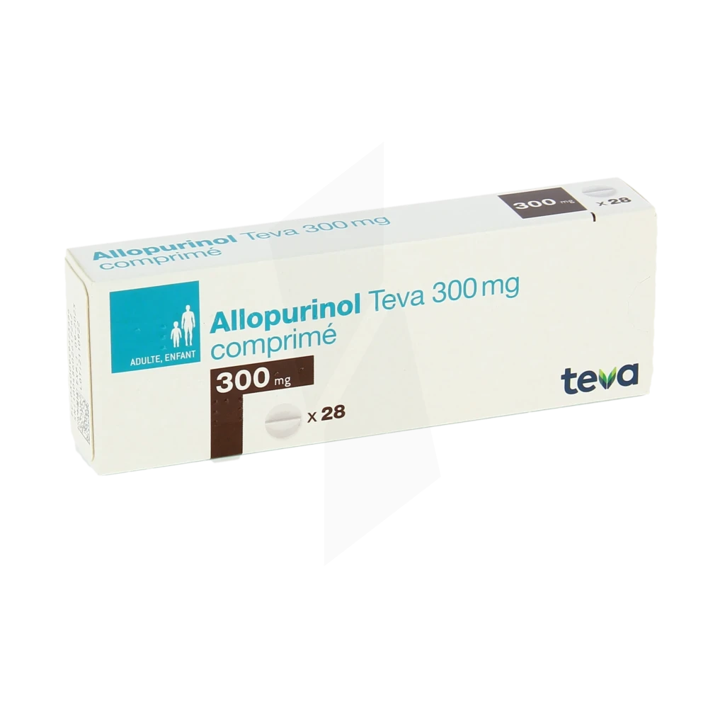 Allopurinol Teva 300 Mg, Comprimé