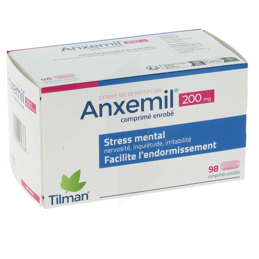 Anxemil 200 Mg, Comprimé Enrobé